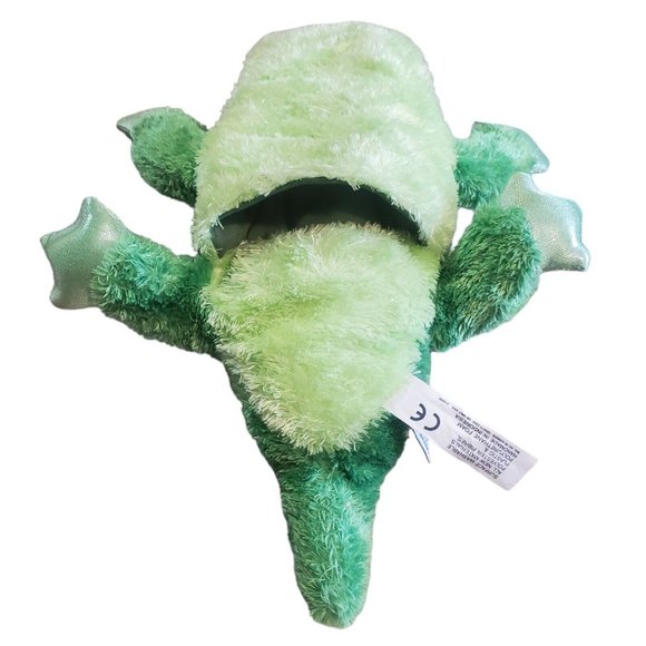 Aurora World Crocodile Alligator Hand Puppet 13" Plush Body Green Stuffed Toy - Picture 6 of 9